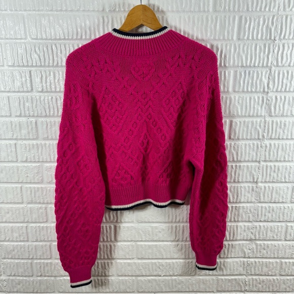Mother The Mockneck Jumper Crop Sweater Some Bright Someday NWT XS Large - Picture 4 of 9